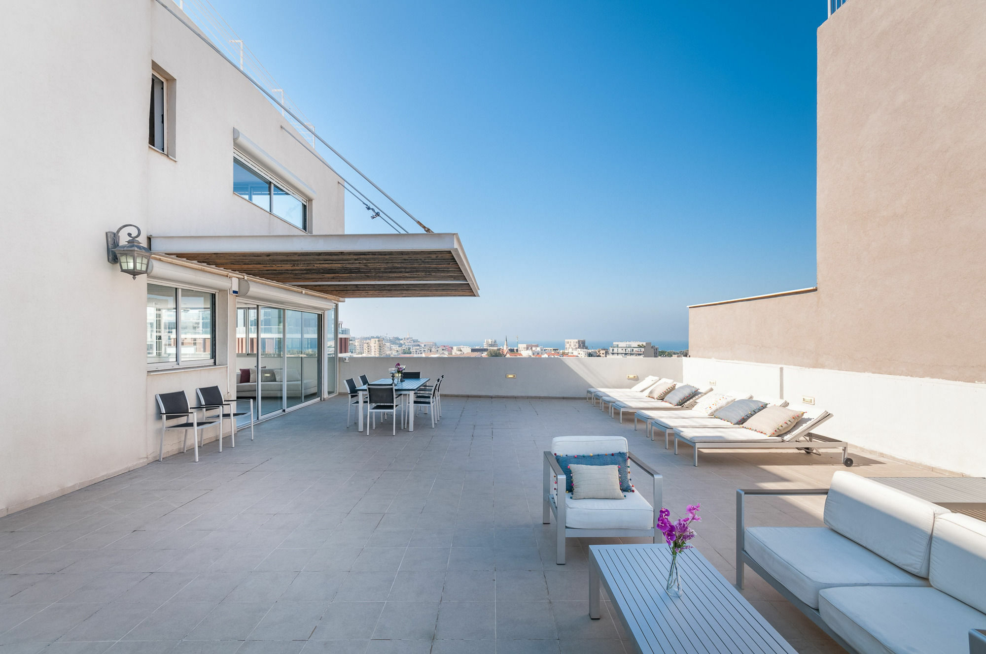 Apartament Abarbanel St Incredible Penthouse Tel Awiw Zewnętrze zdjęcie