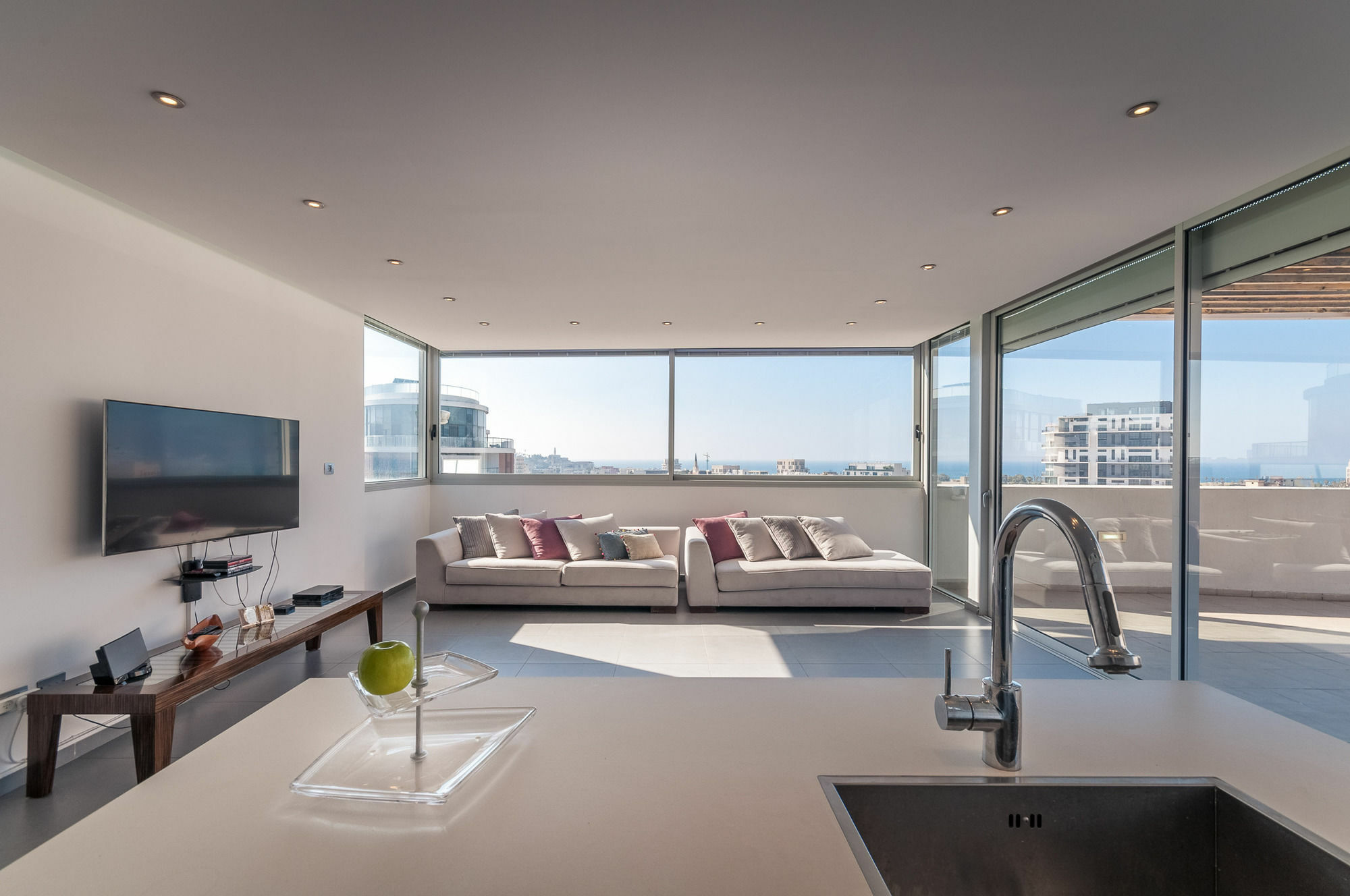 Apartament Abarbanel St Incredible Penthouse Tel Awiw Zewnętrze zdjęcie