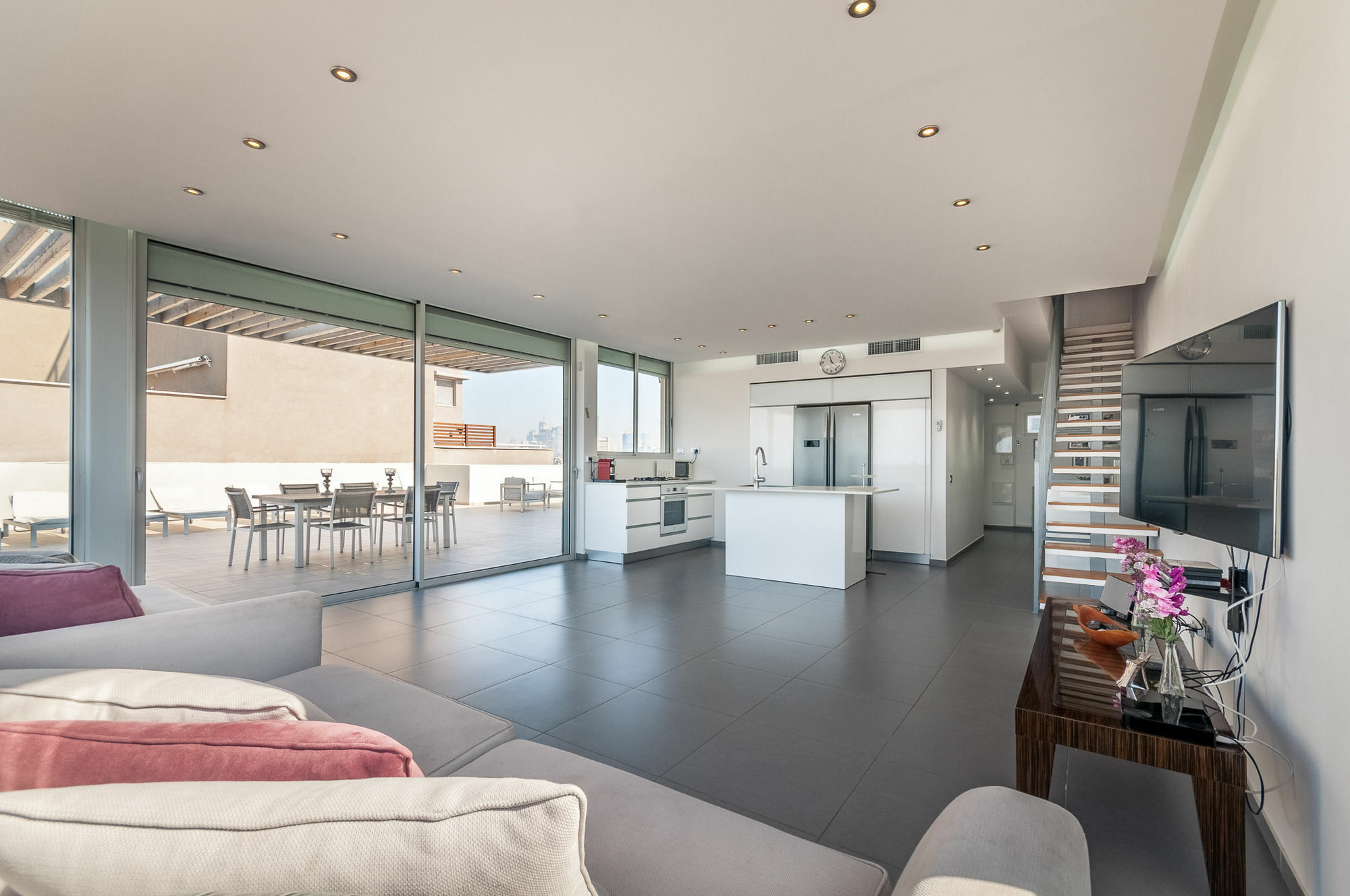 Apartament Abarbanel St Incredible Penthouse Tel Awiw Zewnętrze zdjęcie