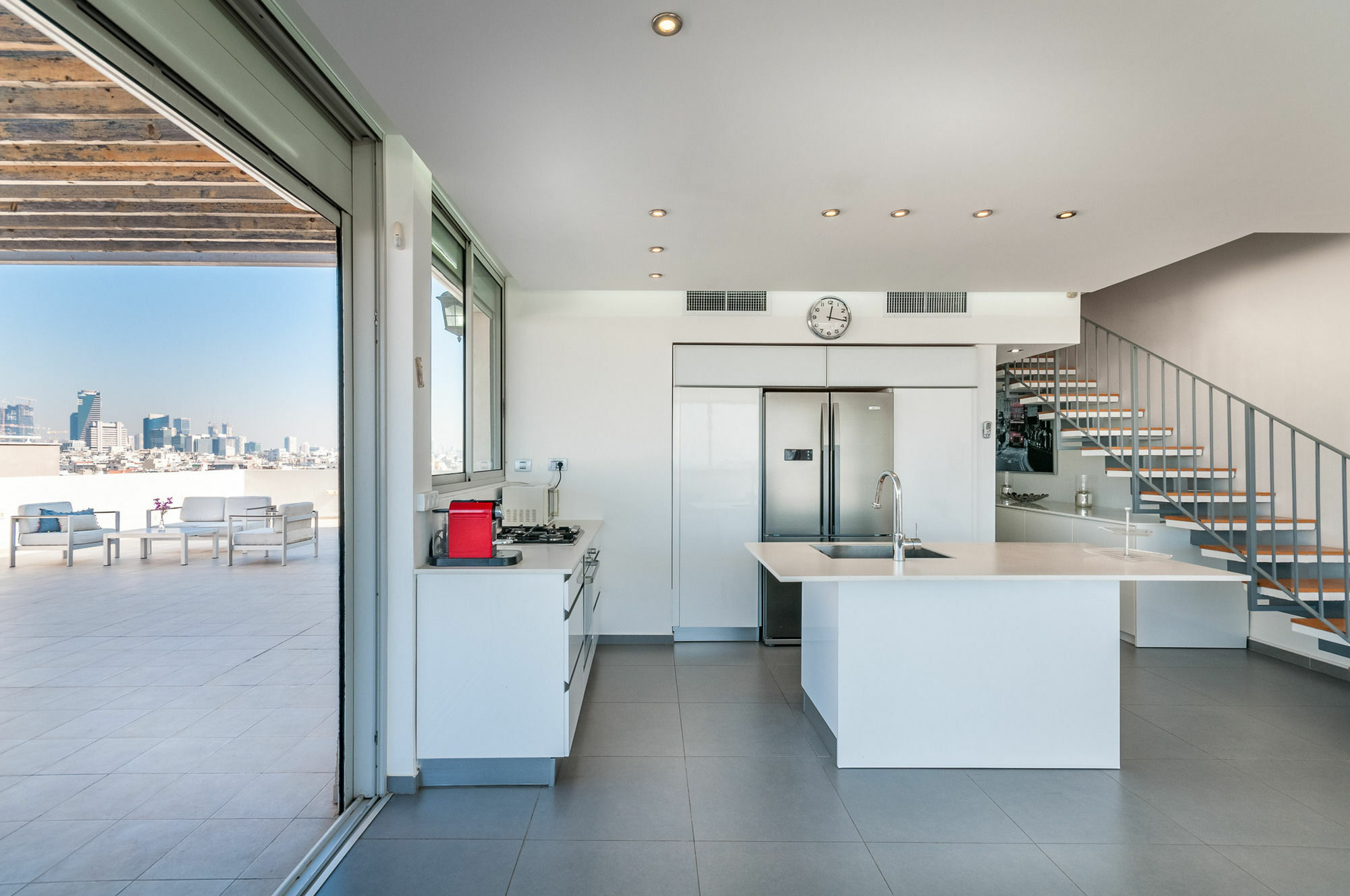 Apartament Abarbanel St Incredible Penthouse Tel Awiw Zewnętrze zdjęcie