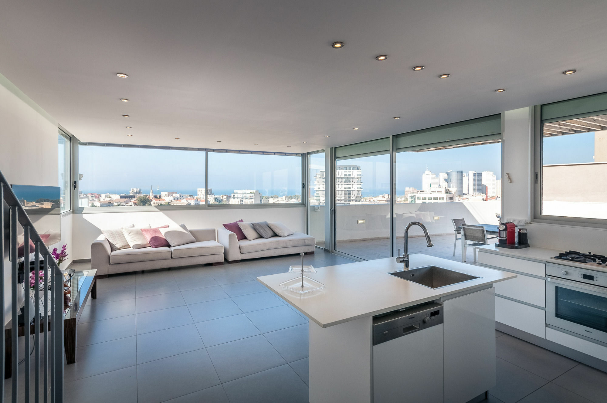 Apartament Abarbanel St Incredible Penthouse Tel Awiw Zewnętrze zdjęcie